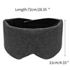 Men Women Cotton Blackout Eye Mask Oversized Eyeshade Cover Breathable Adjustable Sleeping Blinder Blindfold for Drop Shipping 6