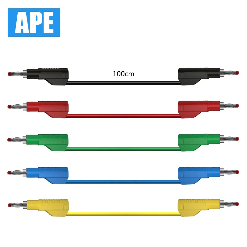 5pcs-Multi-meter-Test-Leads-Cable-Wire-Line-1-m-Security-Banana-Plug-4 ...