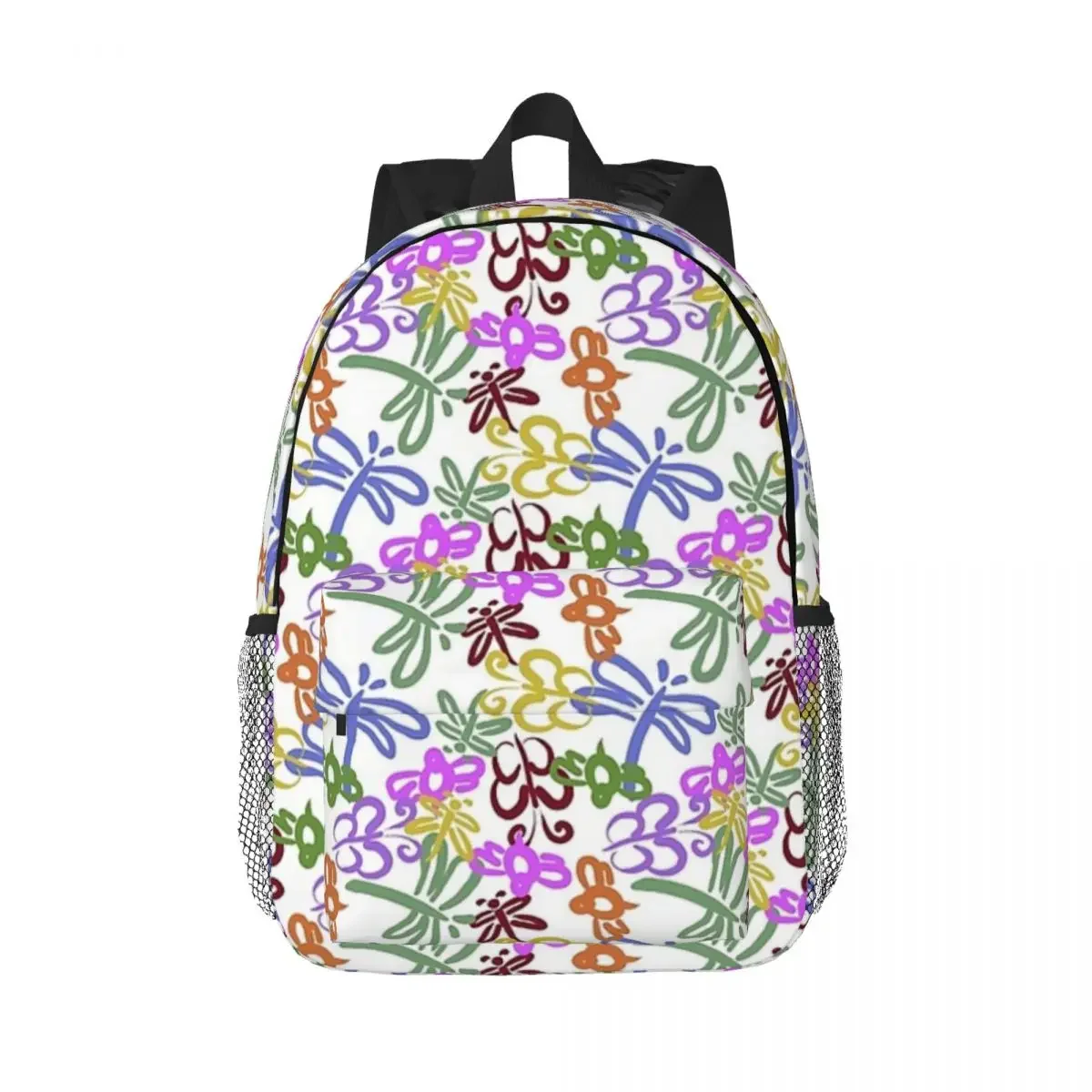 

Colorful Doodle Bugs Backpacks Teenager Bookbag Cartoon Students School Bags Laptop Rucksack Shoulder Bag Large Capacity