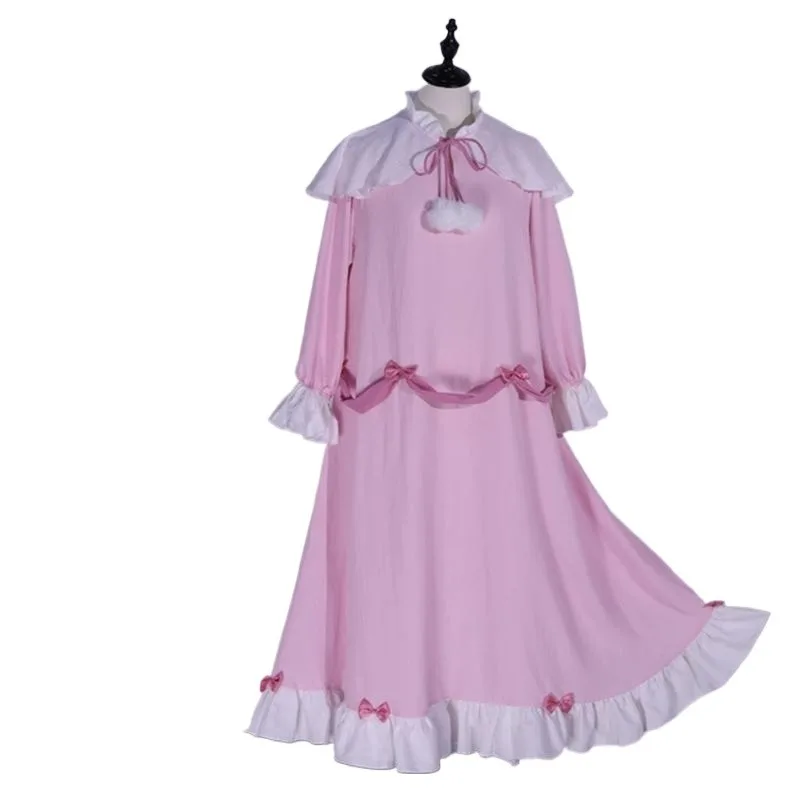 Mewaiyin Twin Stars Princess Cosplay Nightdress - Fine & Rein Anime Character Sleepwear for Convention Parties, Ready to Ship