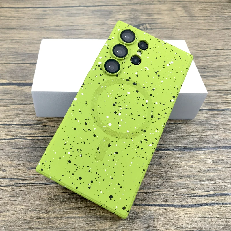 Premium Silicone Case with MagSafe Compatibility – Full Protection