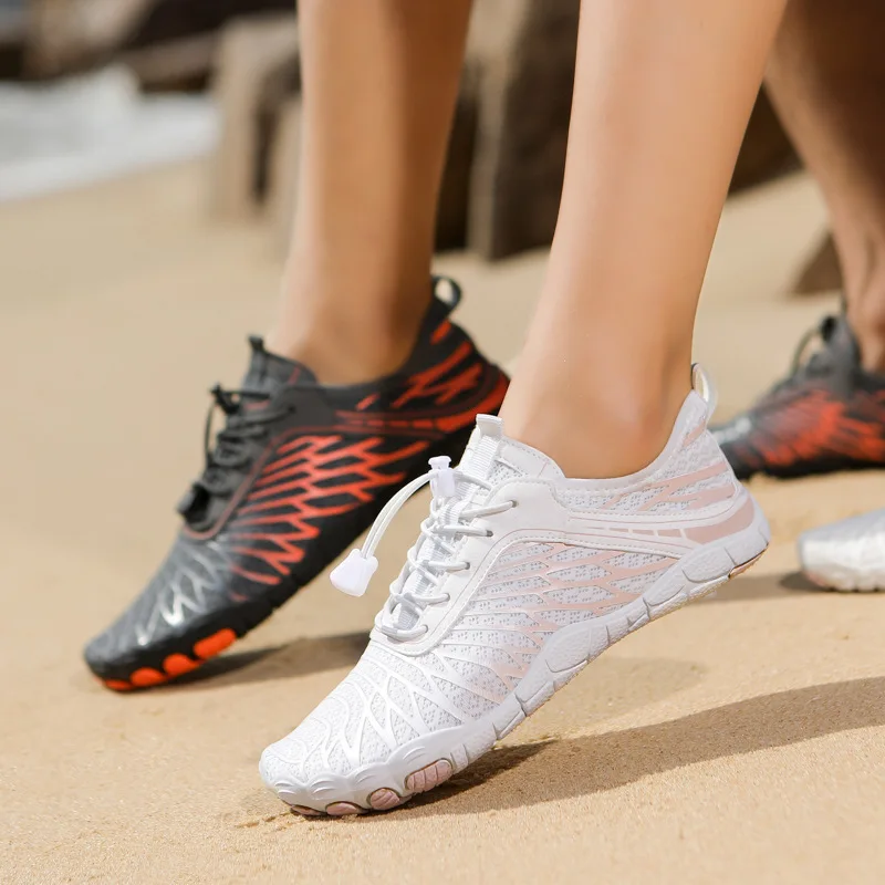 Swimming Water Shoes For Men Women Barefoot Beach Sandals Upstream Aqua Diving Shoes Fitness Yoga Surf Hiking Wading Sneakers