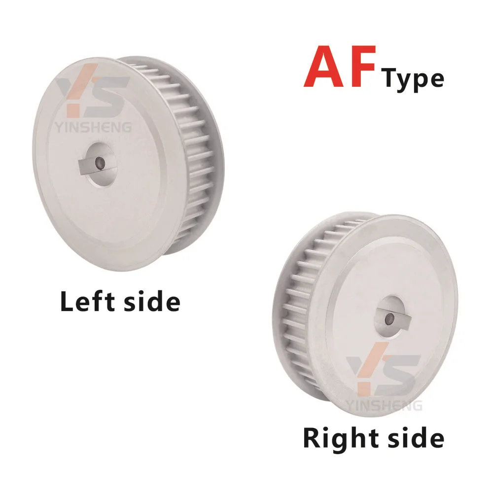 30T 30-tooth AF Type HTD 5M Synchronous wheel Bore/Keyway 4-28 MM Tooth Width 11/16/21/27/31/41MM HTD5M Timing Belts gear pulley