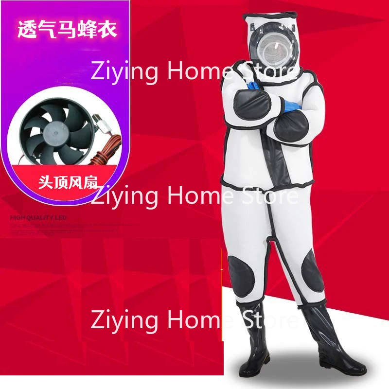 Wasp Clothing Anti-Wasp Clothing Fan Protective Jumpsuit Breathable Protective Clothing Convex Mask Beekeeping Equipment