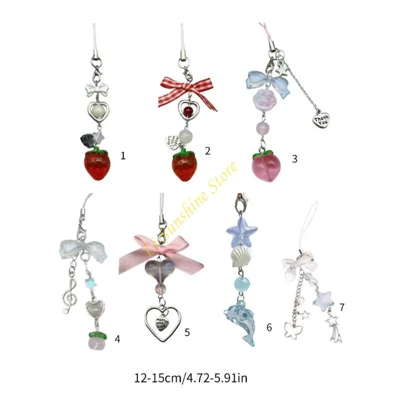 Stylish Sweet Phone Charm Key Pendant