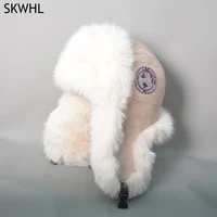 2025 Mens Women Unisex Warm Trapper Aviator Trooper Earflap Winter Flaps Ski Hat New Bomber Hats Russian Ski Hat Faux Fur Hats