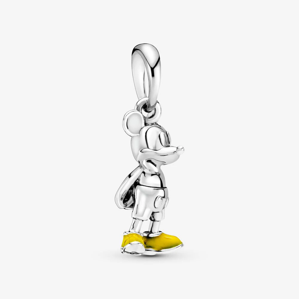 Disney Mickey Mouse Ciondola Charm Fit Originale Pandora Bracciali Charms Perline Ciondolo Gioielli Berloque