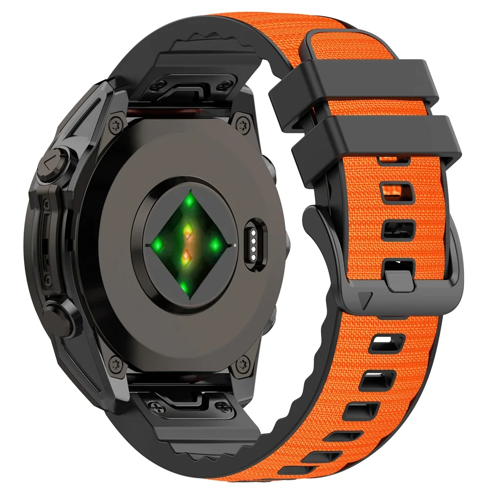 QuickFit Nylon-Silicone Sports Strap, 26/22mm
