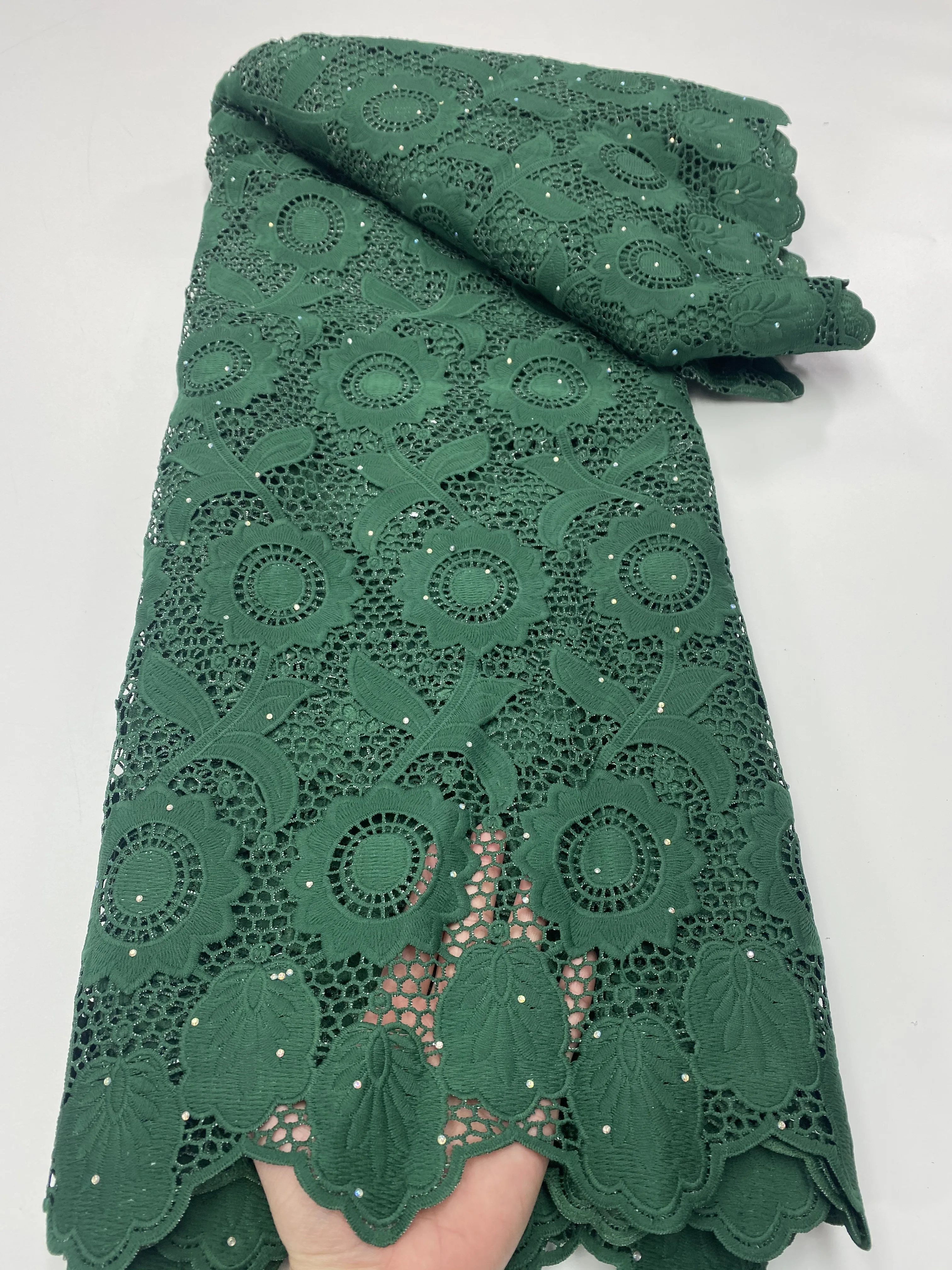 African Sequins Lace Fabric 2024 High quality Milk Silk Lace French Nigerian Embroidery Net Fabrics For Wedding Dress Sewing