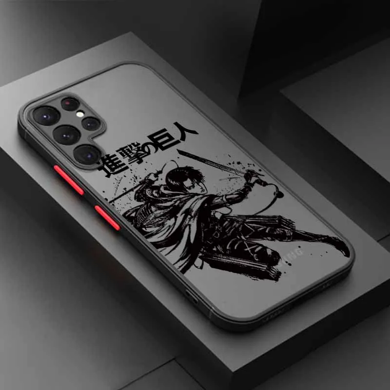 Attack On Titan Frosted Translucent Phone Case