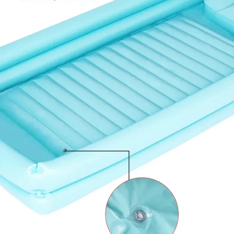 Paralyzed Elderly Bath Bed-Large Capacity Inflatable Bath Sink, Thickened Hose Bathtub Bed, Elderly Care Products, Comfortable