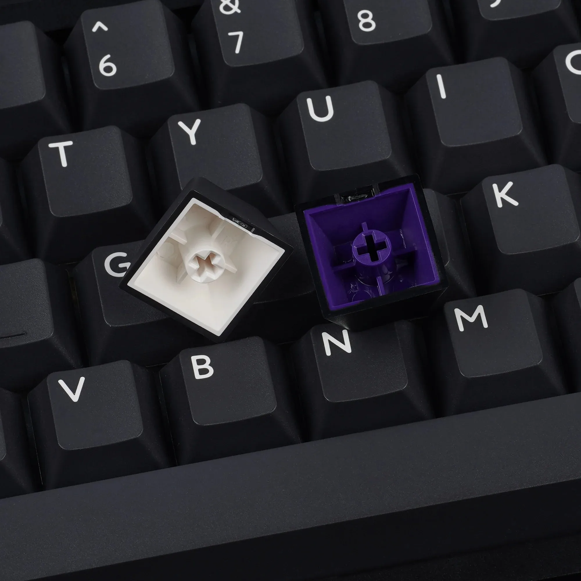 PBTfans Purpolch R2 키캡, PBT 소재, 더블샷 MX 스타일, 기본 키트