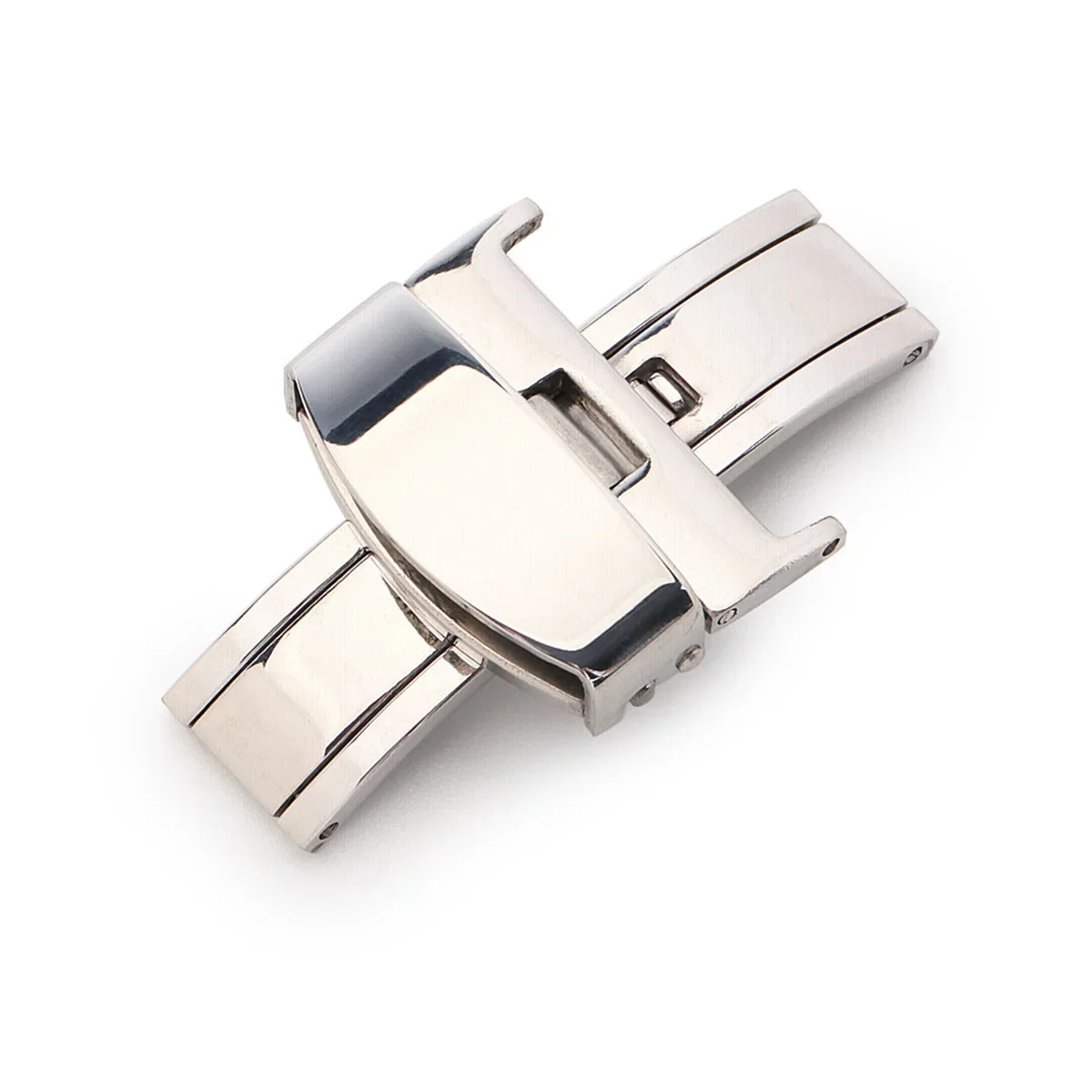 Stainless Steel Butterfly Clasp Deployment Buckle