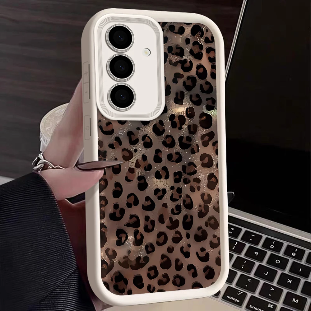 Leopard Print Anti-Fall Soft Phone Case