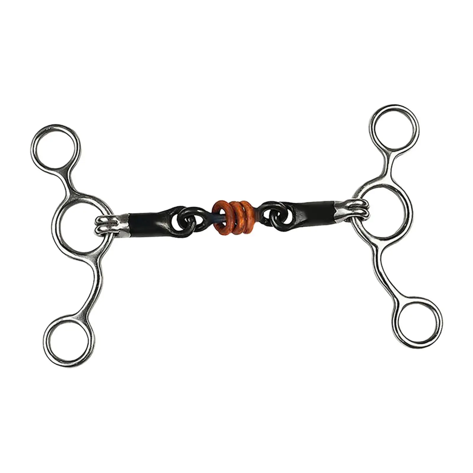 Horse Bit Stallion Training Bit H Shape Horse Gag Bit Easy to Use Horse Snaffle 2