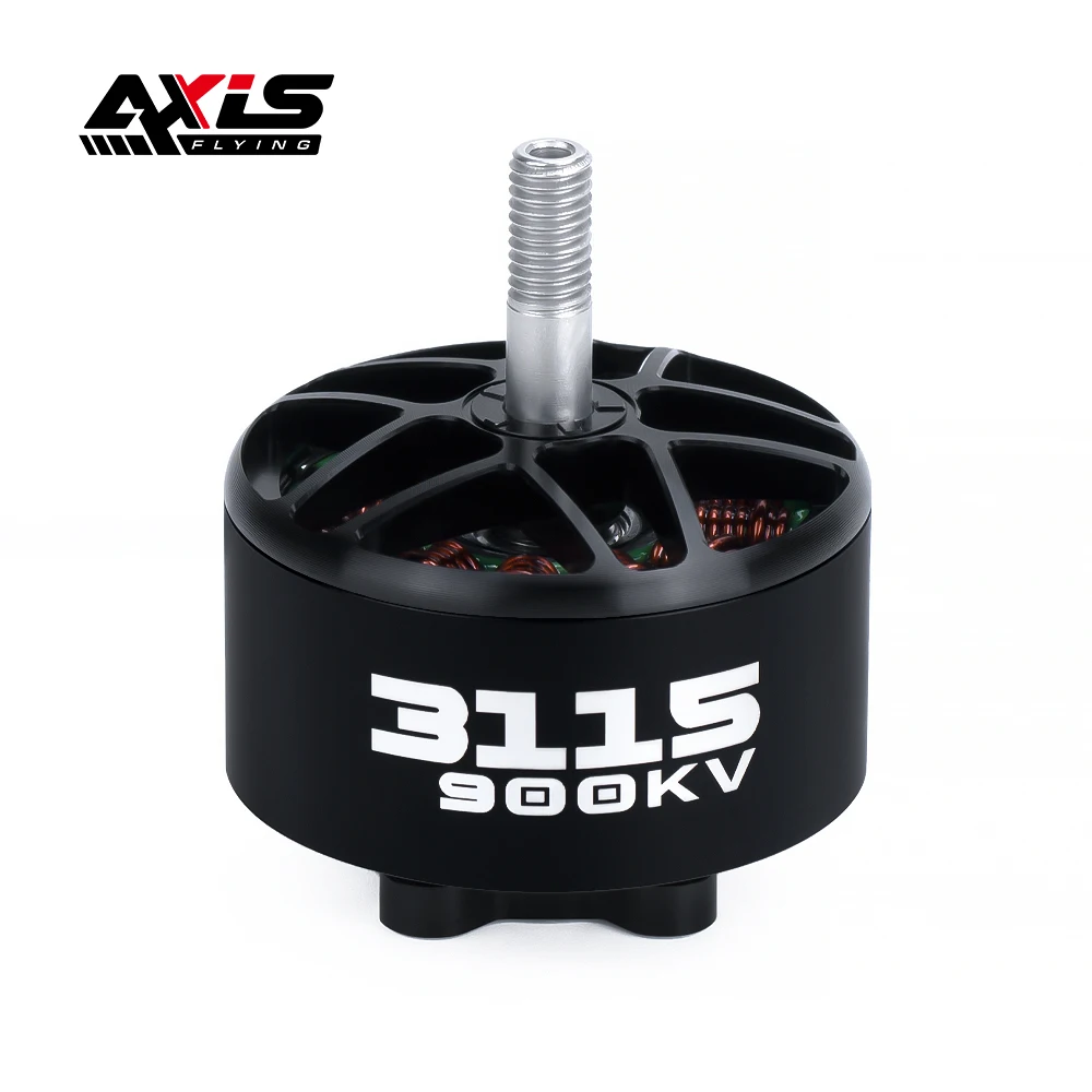 

Axisflying AZ3115 Brushless Motor 900KV 3-6S for 9/10inch FPV Drone / Cinematic / OEM / Long Range / Payload