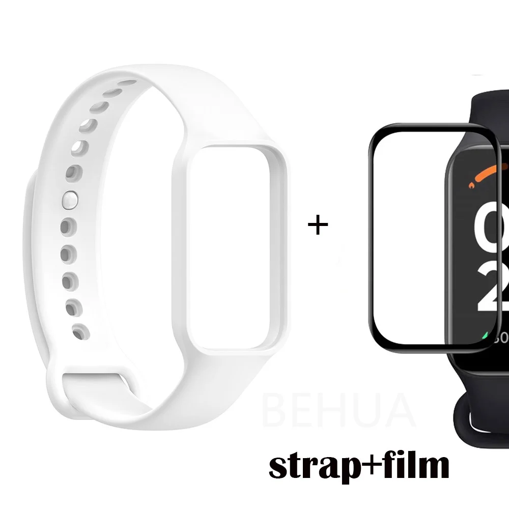 Silicone Replacement Band with Protector Film