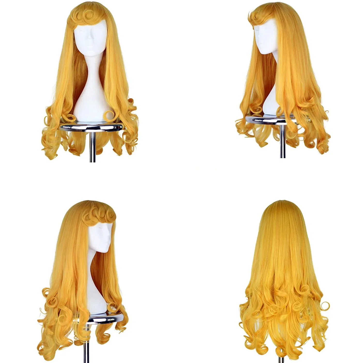 Aurora Cosplay Accessories for Kids Princess Role Play Dress Up Props Auroa Wig Girls Wig