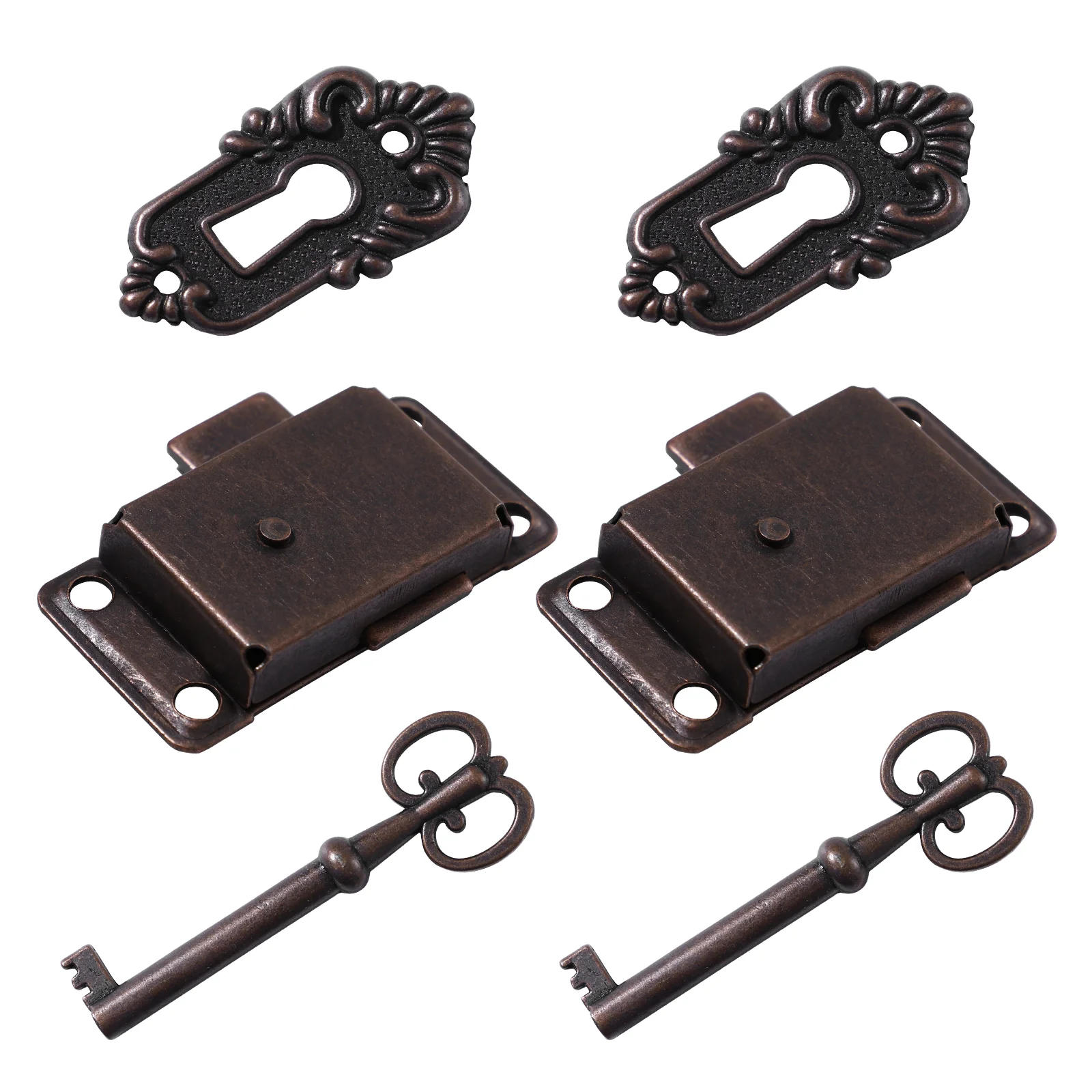 

Cabinet Lock Furniture Lock and Key Vintage Cabinet Locks with Keys Box Hasp Cabinet Locks with Keys