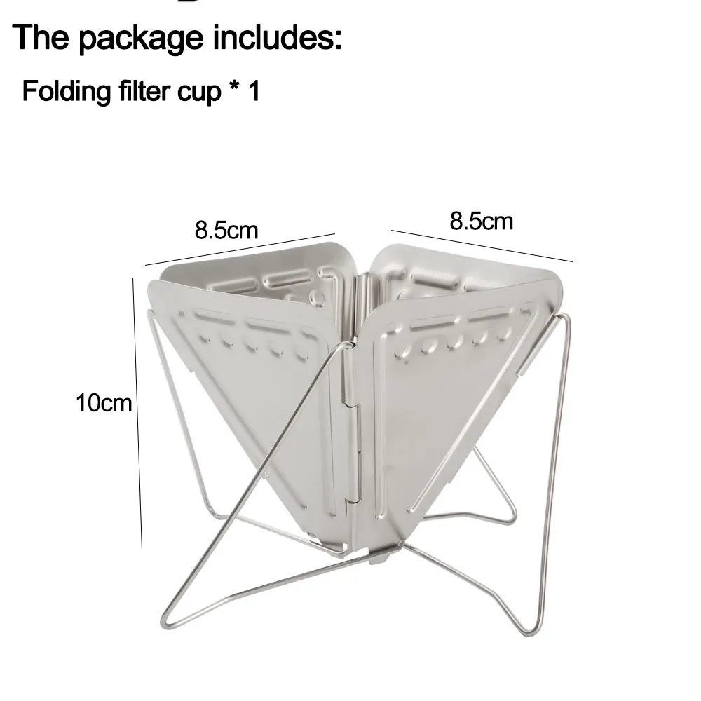 Professional Stainless Steel Camping Coffee Kit -...