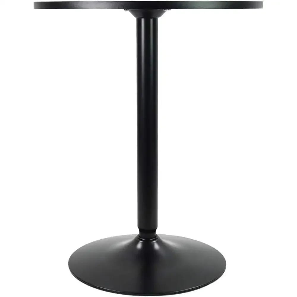 Stylish Round Bar Table Cocktail Pub Dining Bistro Furniture Easy Assembly Durable Steel Structure Floor Protection 6