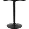 Stylish Round Bar Table Cocktail Pub Dining Bistro Furniture Easy Assembly Durable Steel Structure Floor Protection 6