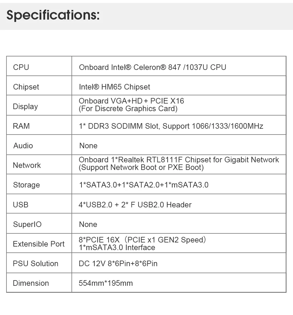 이더리움 비트코인 마이닝 마더보드, CPU 선풍기 및 8 GPU 슬롯, 슬롯 피치 55mm, DDR3 RAM 통합 VGA, 저전력 소비  - AliExpress