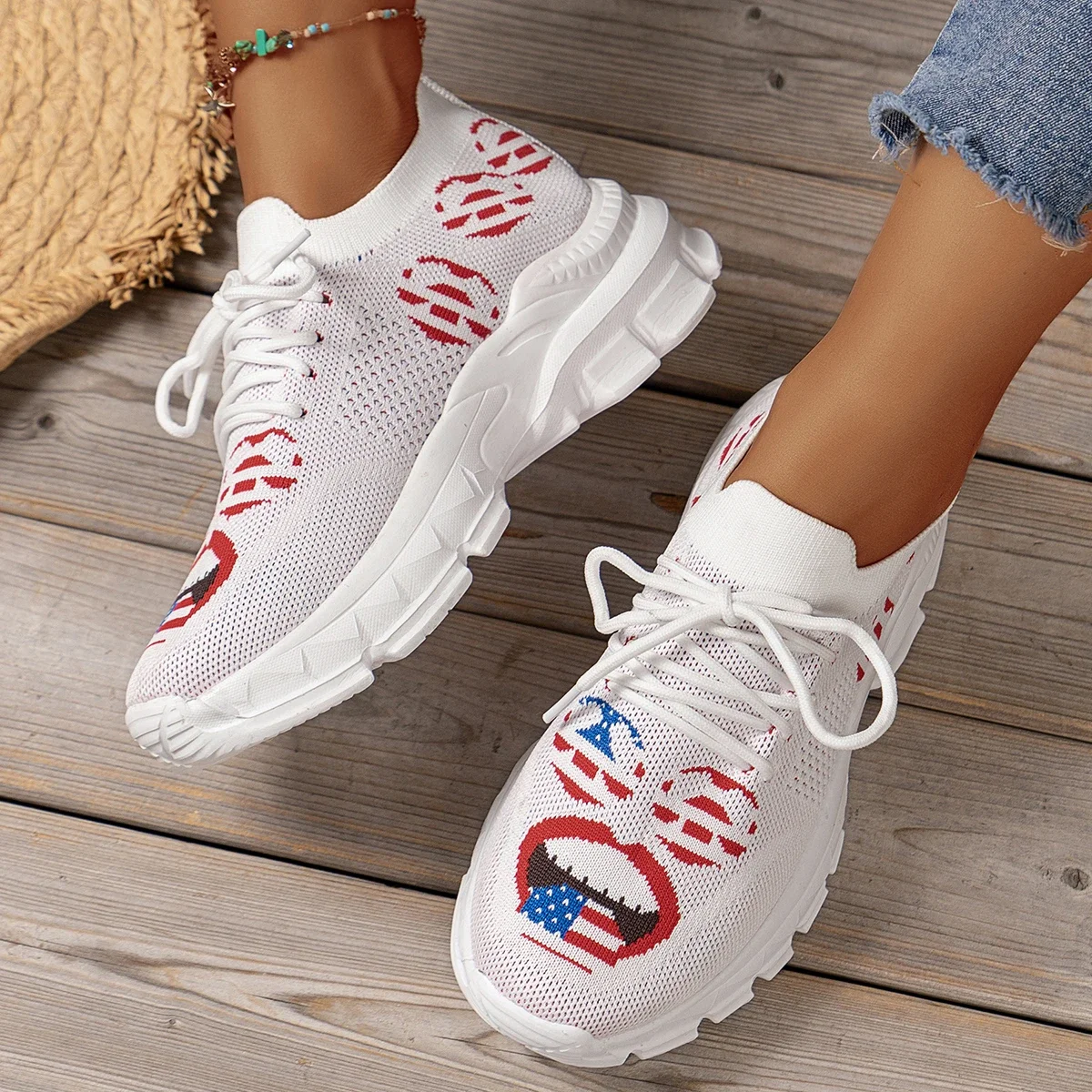 

Women Shoes on Sale 2024 Fashion Women Vulcanize Autumn Round Head Classic Sneakers New Color Matching Casual