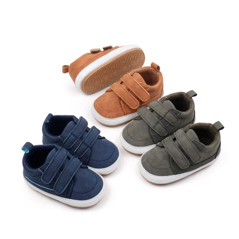 Baby Boy Casual Shoes Spring and Autumn Solid Fashion Design Non-slip High Quality Sneakers Newborn Toddle Shoes First Walkers 4