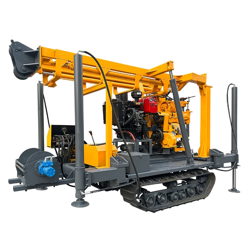 Customized XYD series portable underground deep well 200m 300m crawler ...