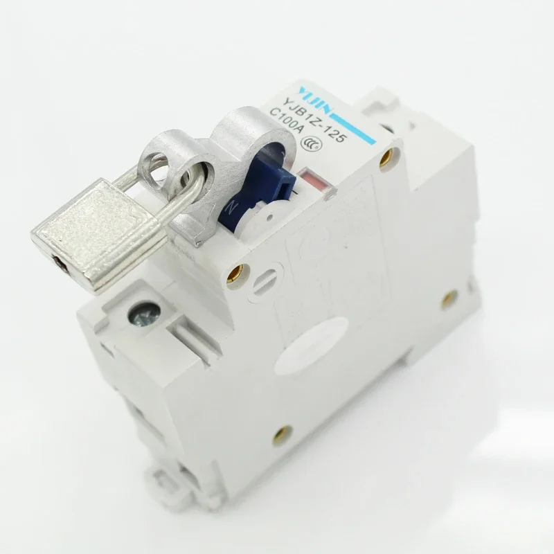 Leader 1000 Pz/Lotto Blocco Interruttore In Miniatura In Alluminio Mcb Lock Cani, Blocco A Levetta, Mini Blocco Interruttore Di Sicurezza E-Lock