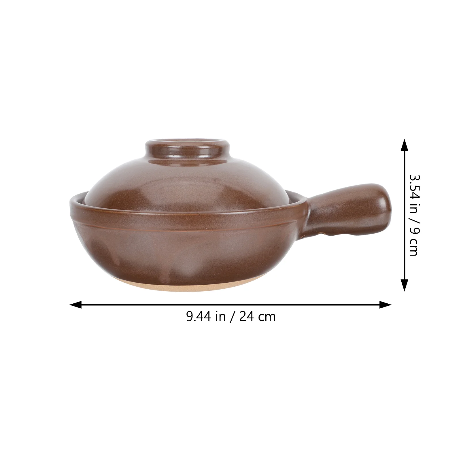 Pot Soup Casserole Ceramic Cooking Lid Stew Clay Pan Earthenware Bowl Rice Cooker Hot Porcelain Small Donabe Stockpot Handle