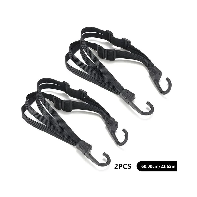 2Pcs 60/90CM Motorcycle Helmet Straps Luggage Retractable Elastic Rope Fixed Strap Moto Helmet Luggage Net Motorcycle Accessorie