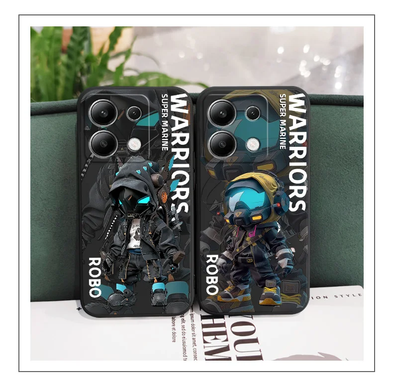 Trendy Cool Boy Handyhülle für Xiaomi Redmi Note 13 12 12S 11 11S 10 10S 9 9S Pro Plus 4G 5G Flüssigsilikonhülle – Detail 7