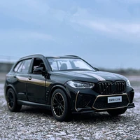 1:32 BMW X5 X5M SUV Alloy Car Model Diecasts Metal Toy Vehicles Car Model Collection Sound Light High Simulation Childrens Gifts 2