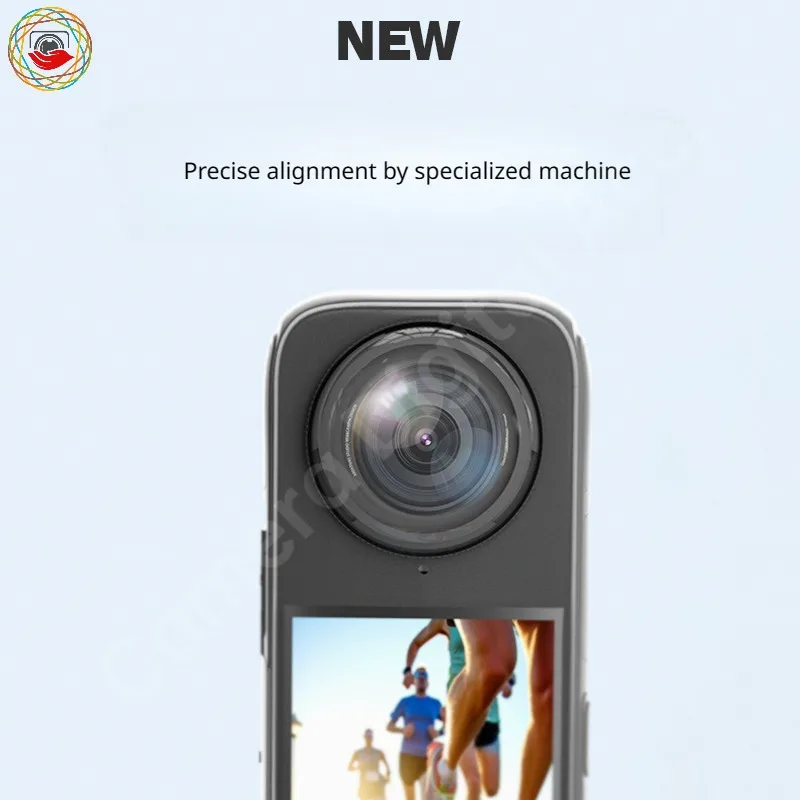 Specchio protettivo per lenti per PC per Insta360 X4/X5 Copriobiettivo antigraffio Copriobiettivo protettivo rotante Accessori protettivi per fotocamere sportive