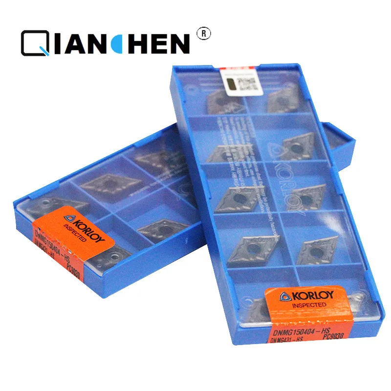 

Original Korea Korloy DNMG150404-HS PC9030 DNMG150408-HA H01 DNMG150604-HA H01 (10pcs/lot)Internal turning tool Inserts