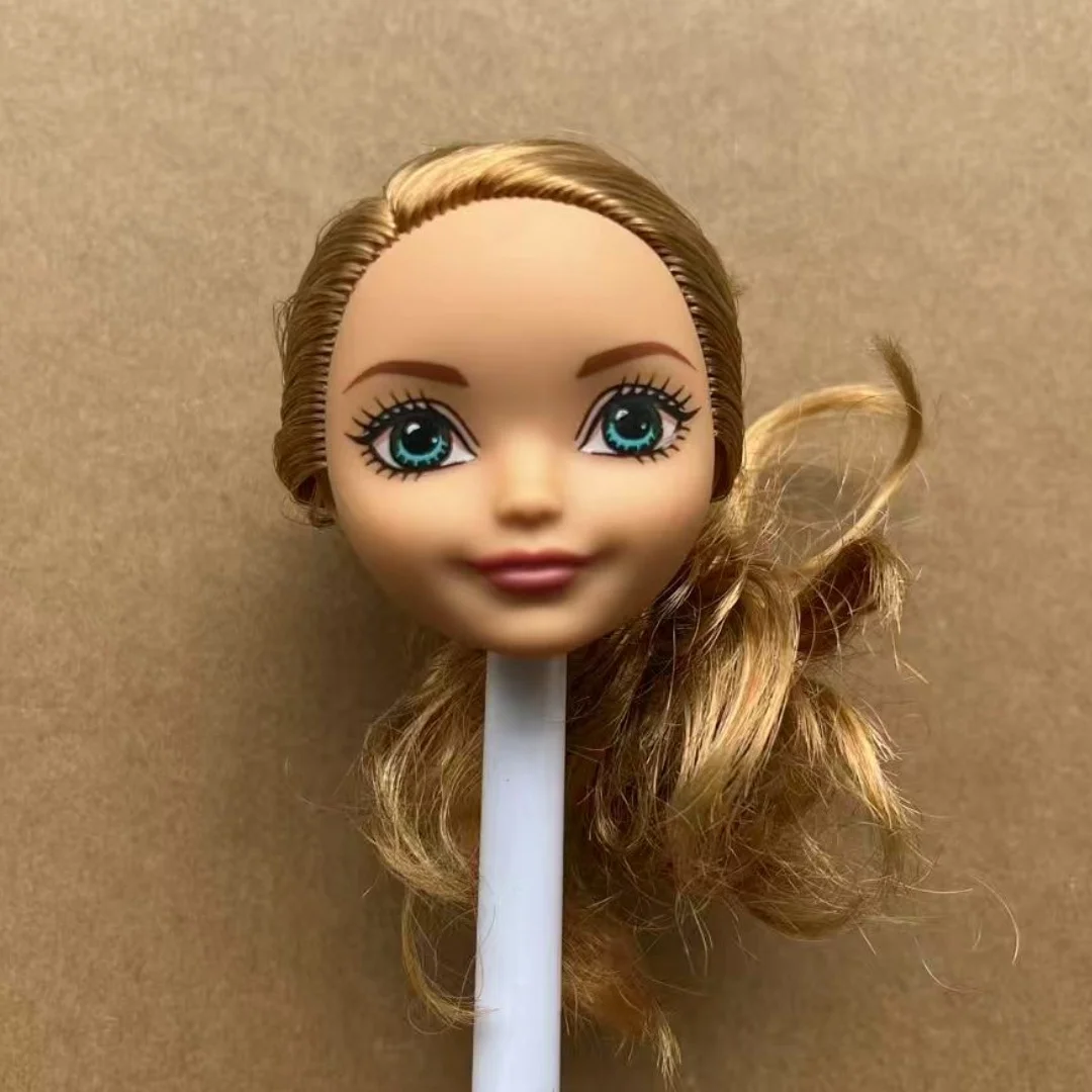 Monster Doll Heads with Multi-Color Hair And Skin Doll Parts Accessories for Collectible Original Doll Figure Toys