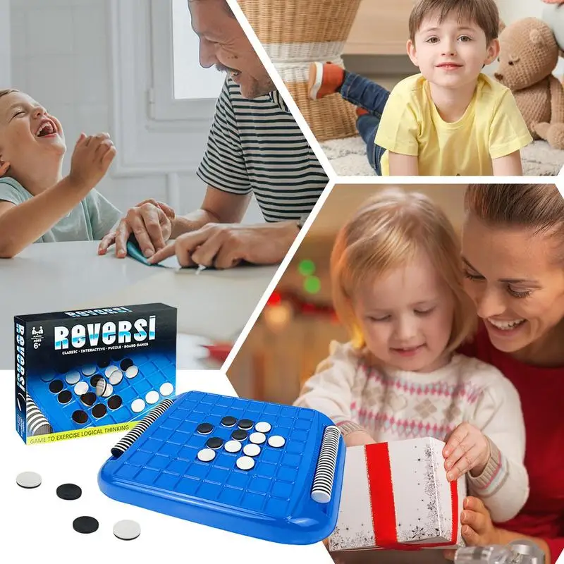 Black And White Chess Game Othello Chess Board Gmae AppleMove FlipsMove Standard Educational Home Parent-child Toy board game,board game toy