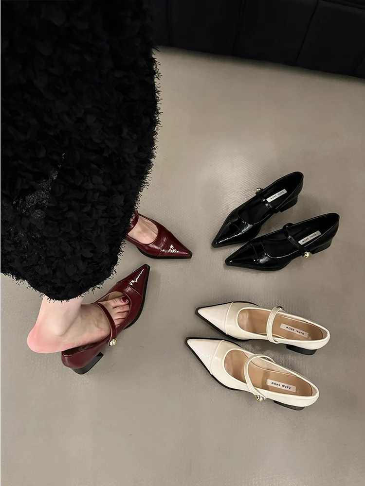 

Туфли женские с острым носком, на платформе и каблуке