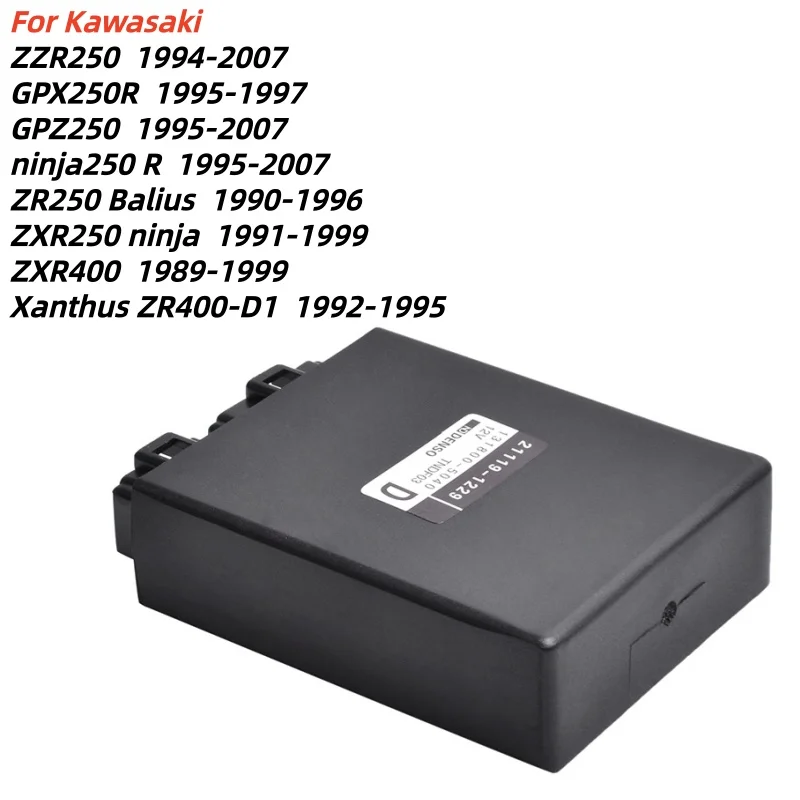 가와사키 ZZR250 GPX250R GPZ250 Ninja250 ZR250 ZXR250 ZXR400 ZR400 ZZR GPX GPZ ZR ZXR 250 400용 지능형 디지털 점화장치 CDI