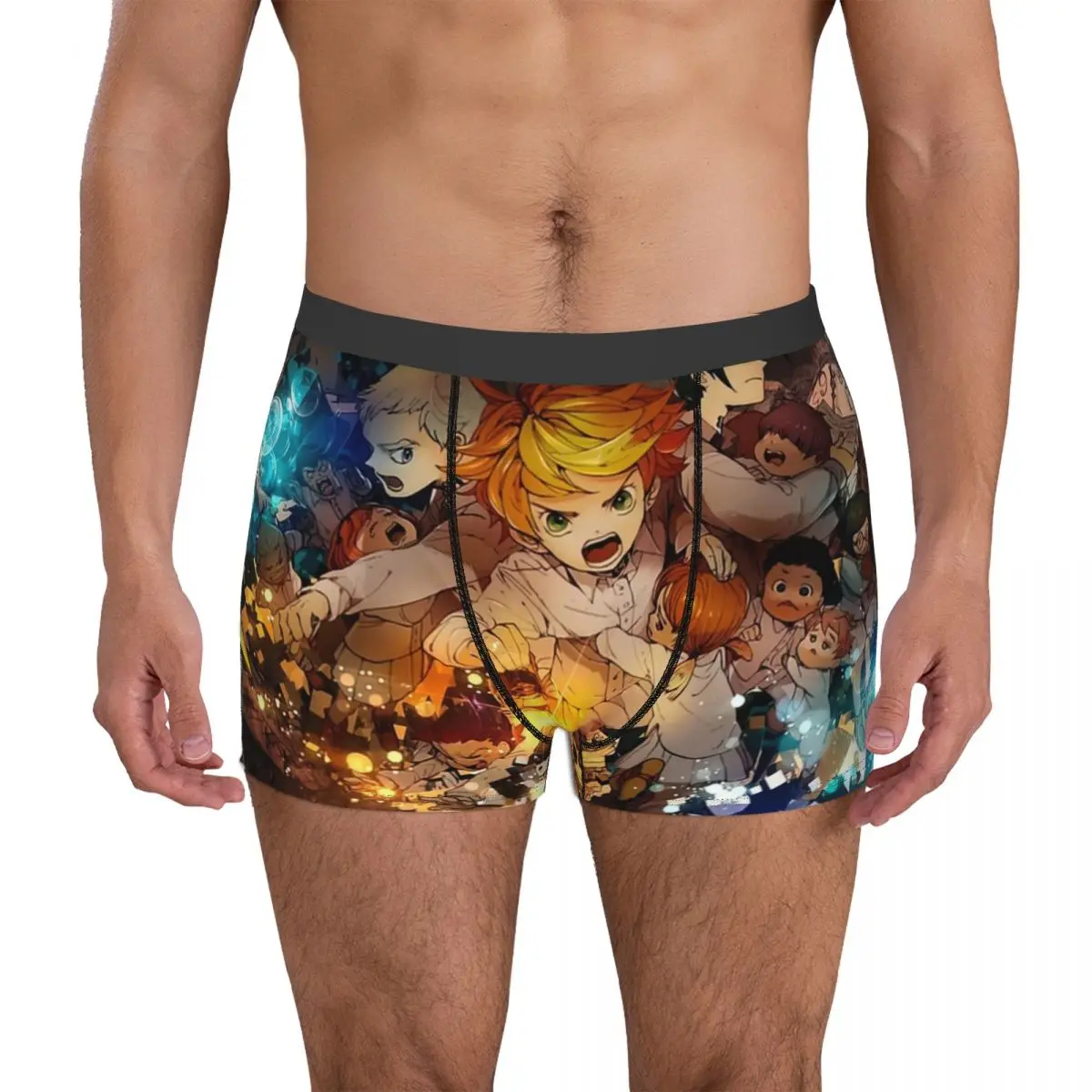 The Promised Neverland Underpants Cotton Panties Men's Underwear Ventilate Shorts