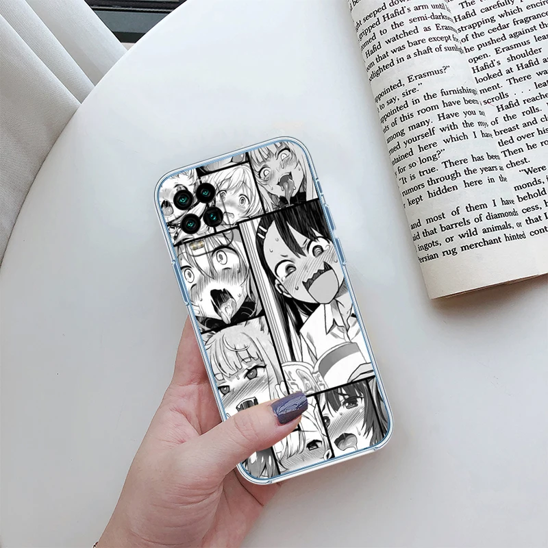 Kawaii Girl Transparent Phone Case - Japan-Inspired Design