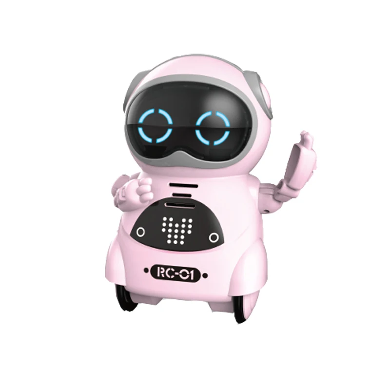 Russian 939A Pocket Robot Talking Interactive Dialogue Speech Recognition Record Singing Dancing Telling Story Boy Girl Toys