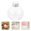 10 Pcs Transparent Spherical Bottle Water Bottles Bulb Drink Coffee Multi-function Juice The Pet Plastic Christmas Containers 4