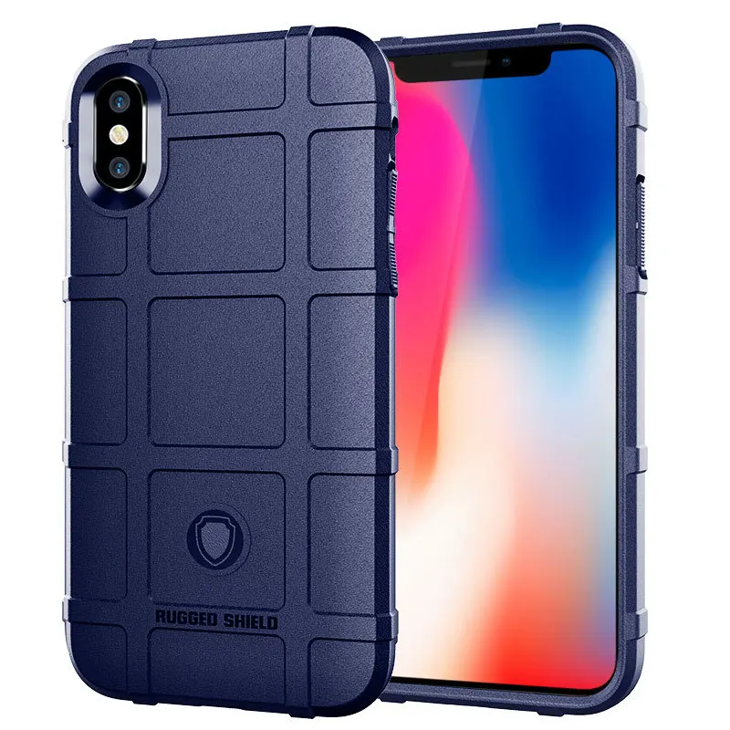 Heavy-Duty Silicone Shockproof Phone Case with Matte Finish