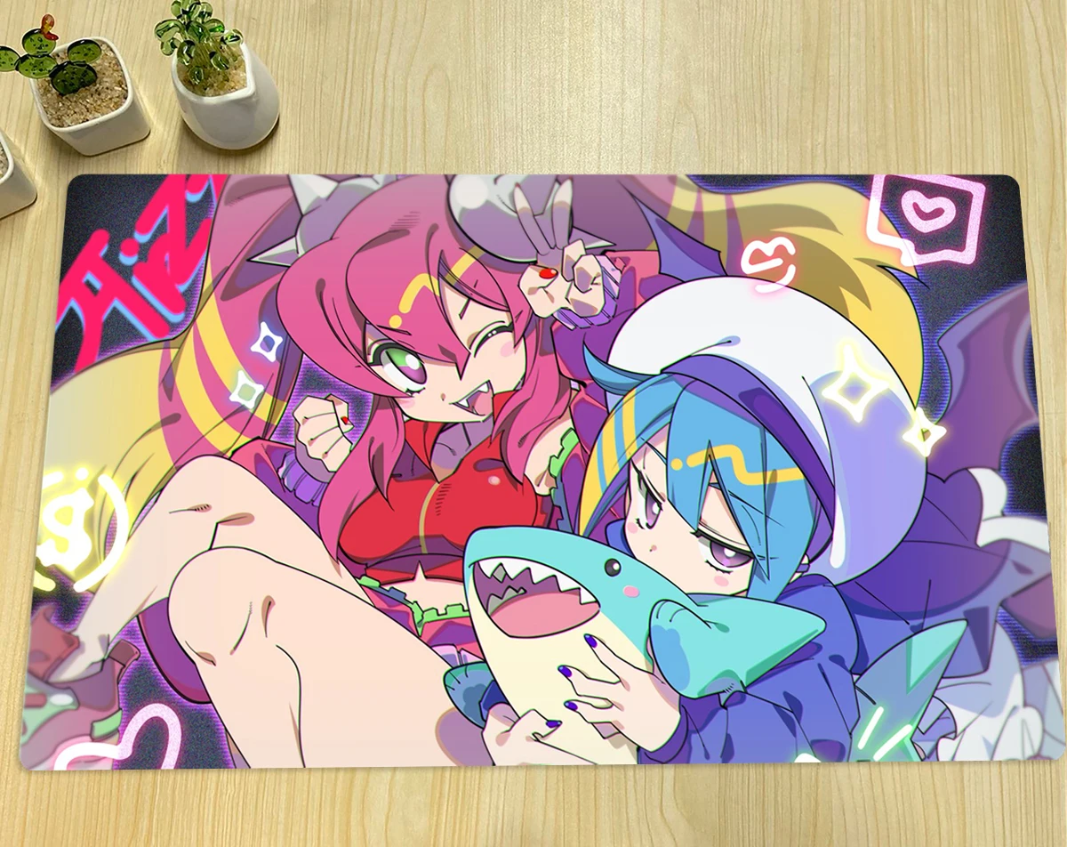 

YuGiOh Live Twins Ki-sikil игровой коврик Live Twins Lil-la коврик для настольной игры TCG GC игровой коврик для карты Аниме Коврик для мыши резиновая сумка