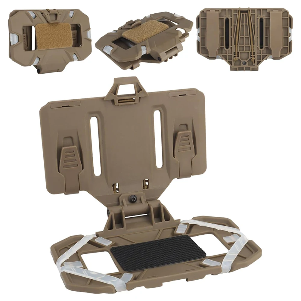 Tactical Phone Holder Upgrade Folding Navigation Board Cellphone Hold Gear Airsoft Hunting Vest Accessories