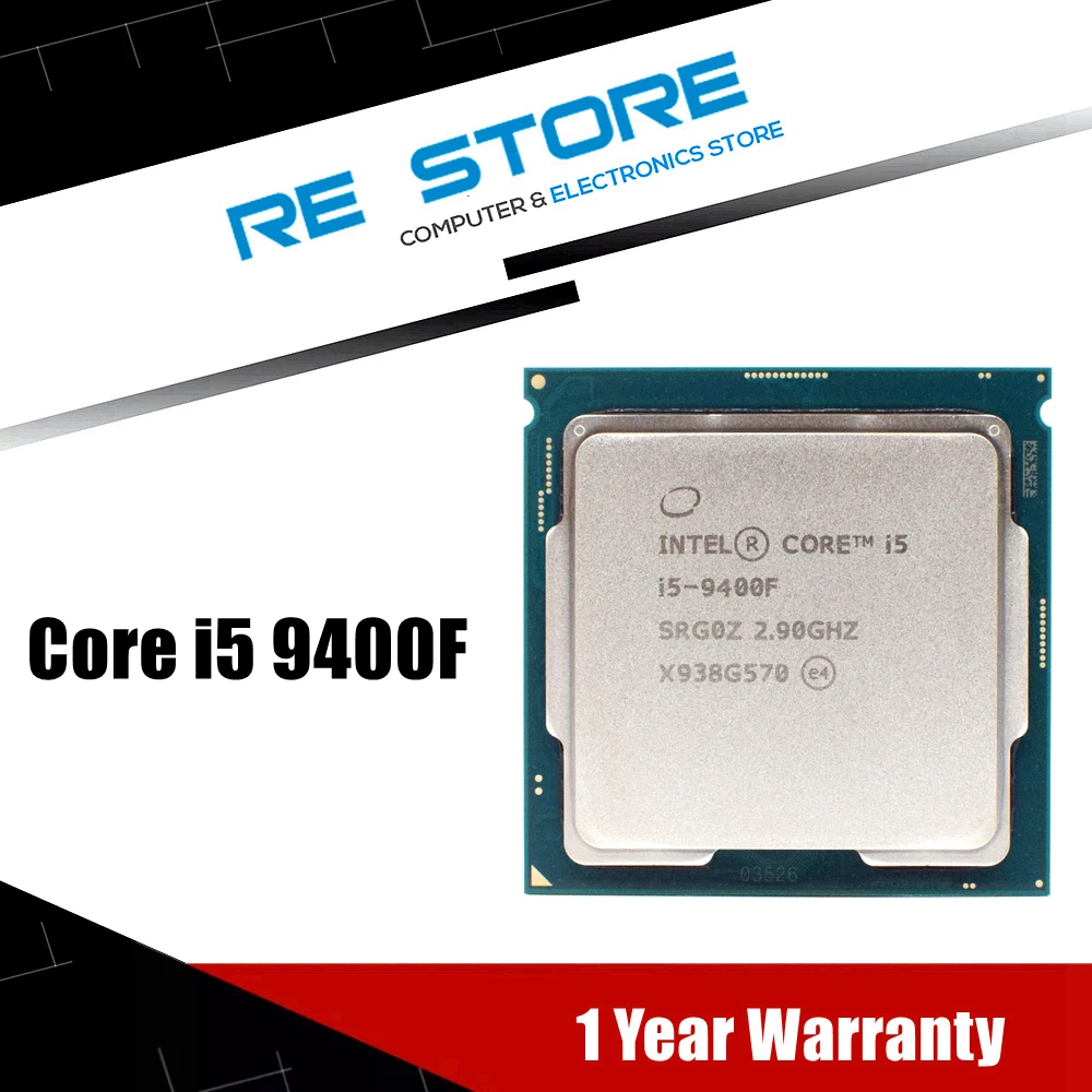 Processeur Intel Core i5 9400F 2.9GHz d'occasion, 6 cœurs, 6 threads, 65W,  9M, SRF6M, SRG0Z, LGA 1151, pièces détachées