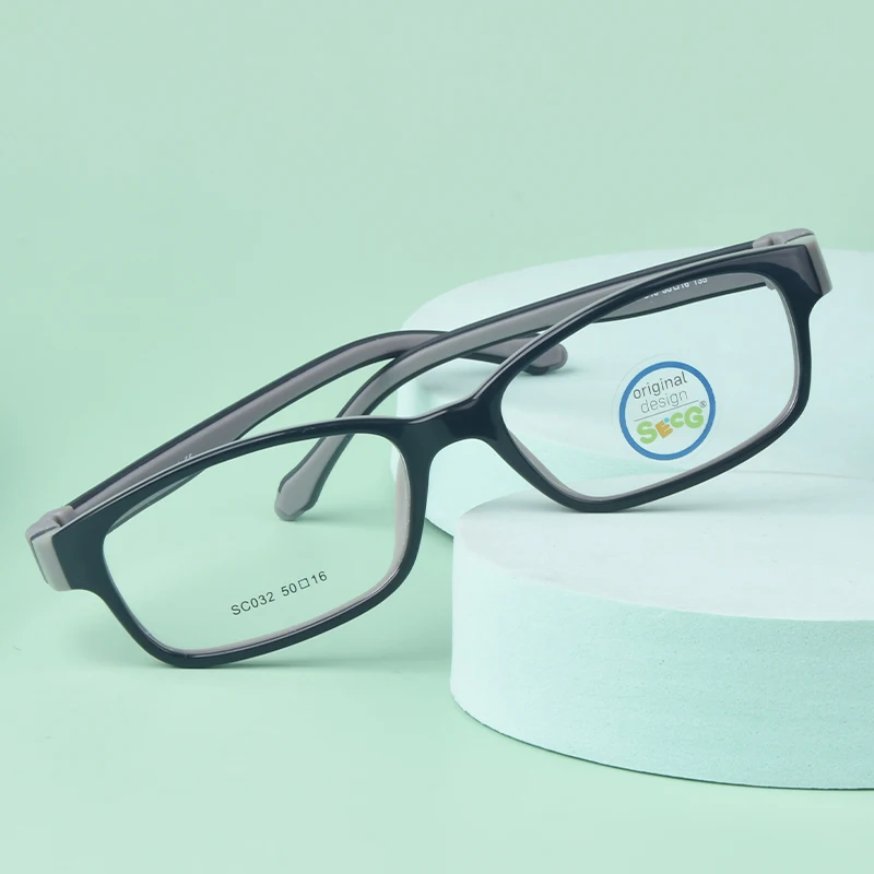 SECG Ultralight Flexible Soft Kids Glasses Frame Children Optical Spectacle Frame Sight Eyeglass Lunettes De Vue Enfant